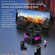 X15 Auriculares Bluetooth Gamer TWS - In-Ear Inalámbricos de Baja Latencia con Luces LED