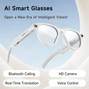 Lenovo Gafas Inteligentes AI Smart Glasses con Cámara HD y Llamadas Bluetooth