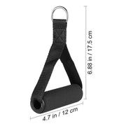 2 Agarraderas Profesionales para Bandas de Resistencia y Poleas de Gimnasio