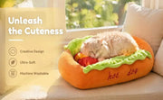 Cama 'Hot Dog' Premium para Mascotas