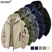 Chaqueta Táctica Militar con Capucha para Hombre - Parka Térmica de Invierno