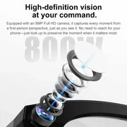 Lenovo Gafas Inteligentes AI Smart Glasses con Cámara HD y Llamadas Bluetooth