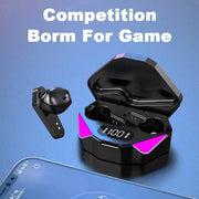 X15 Auriculares Bluetooth Gamer TWS - In-Ear Inalámbricos de Baja Latencia con Luces LED