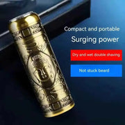 Mini Afeitadora Eléctrica Portátil para Hombre - Máquina de Afeitar Impermeable Recargable