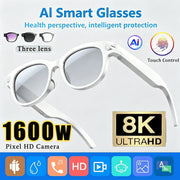 Lenovo Gafas Inteligentes AI Smart Glasses con Cámara HD y Llamadas Bluetooth