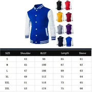 Chaqueta Universitaria Americana de Béisbol para Hombre - Cazadora Estilo Varsity
