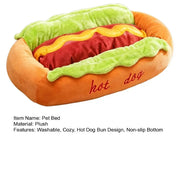 Cama 'Hot Dog' Premium para Mascotas