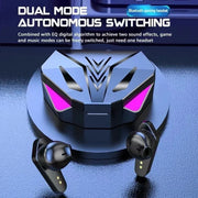 X15 Auriculares Bluetooth Gamer TWS - In-Ear Inalámbricos de Baja Latencia con Luces LED