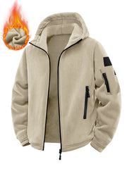 Chaqueta Táctica Militar con Capucha para Hombre - Parka Térmica de Invierno