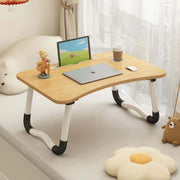 Mesa Auxiliar Plegable para Portátil - Escritorio de Cama y Sofá con Altura Ajustable