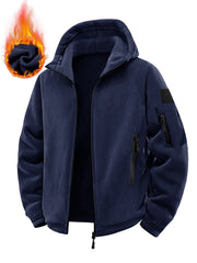 Chaqueta Táctica Militar con Capucha para Hombre - Parka Térmica de Invierno