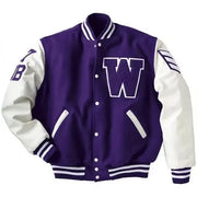 Chaqueta Universitaria Americana de Béisbol para Hombre - Cazadora Estilo Varsity