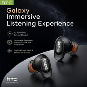 HTC NE79 Auriculares Bluetooth con Traductor IA Integrado y Reducción de Ruido