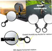 • Espejo Retrovisor Ajustable 360° para Patinete Eléctrico y Bicicleta – Compatible con Xiaomi y Ninebot (1 Unidad)