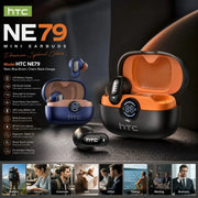 HTC NE79 Auriculares Bluetooth con Traductor IA Integrado y Reducción de Ruido