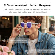 Lenovo Gafas Inteligentes AI Smart Glasses con Cámara HD y Llamadas Bluetooth