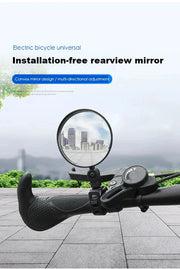 • Espejo Retrovisor Ajustable 360° para Patinete Eléctrico y Bicicleta – Compatible con Xiaomi y Ninebot (1 Unidad)